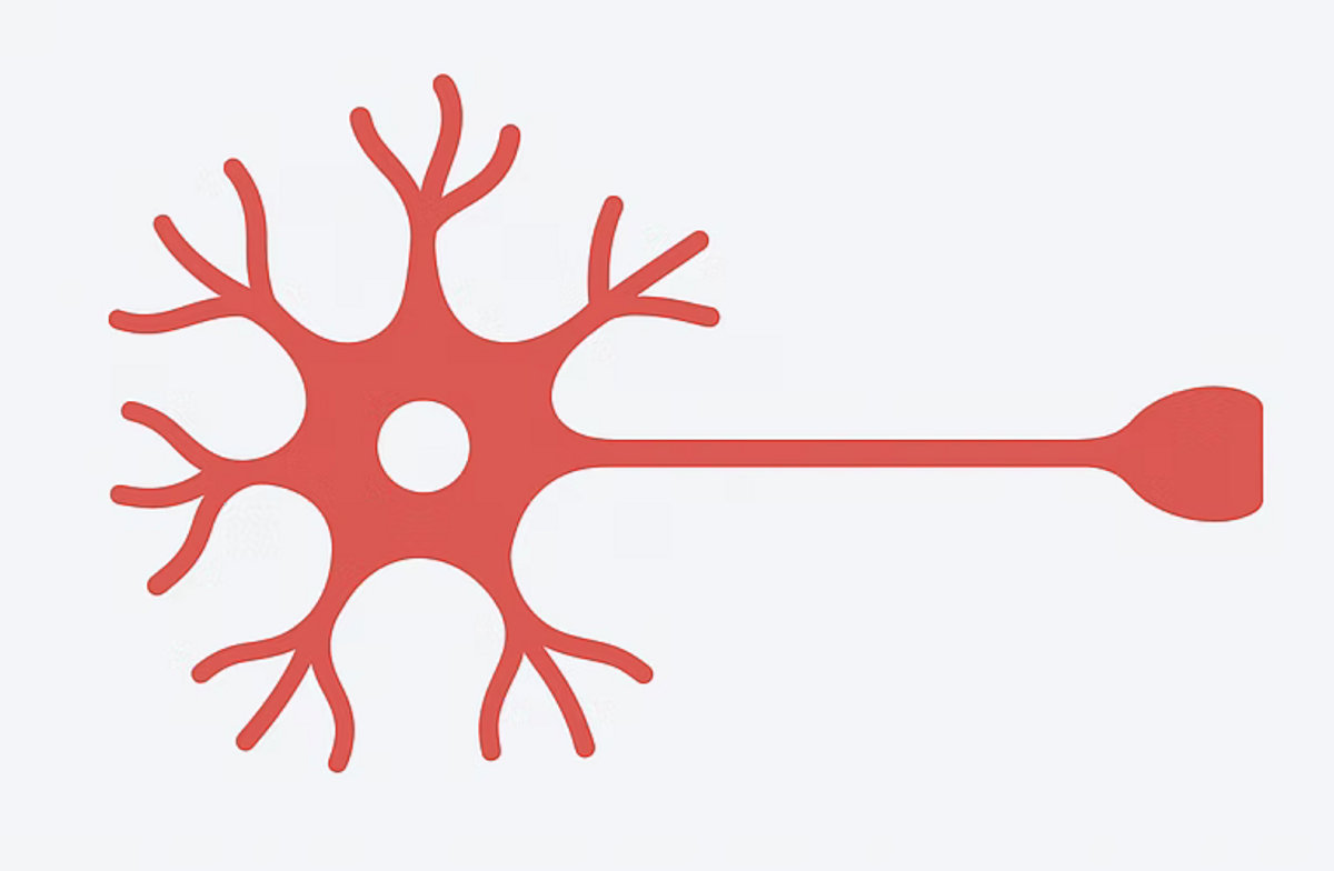 Abstract image of a neuron.